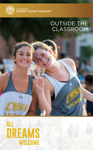 Cover of 2018 Outside the Classroom featuring two students smiling. 
