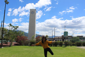 Jennifer Puac in Ecuador.