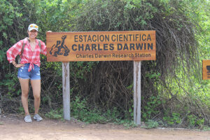 Jennifer Puac in the Galapagos.